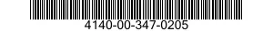 4140-00-347-0205  4140003470205 003470205