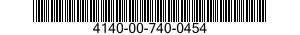 4140-00-740-0454  4140007400454 007400454