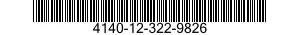 4140-12-322-9826 FAN,CROSSFLOW 4140123229826 123229826