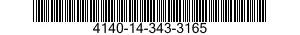 4140-14-343-3165 FAN,VANEAXIAL 4140143433165 143433165