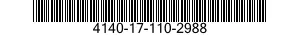 4140-17-110-2988 WAAIER, VENTILATOR, 4140171102988 171102988