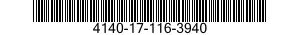 4140-17-116-3940 FAN,VANEAXIAL 4140171163940 171163940