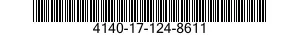 4140-17-124-8611 FAN,VANEAXIAL 4140171248611 171248611