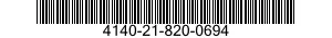 4140-21-820-0694  4140218200694 218200694