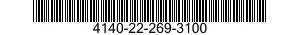 4140-22-269-3100 FAN,VENTILATING 4140222693100 222693100