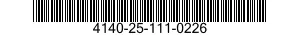 4140-25-111-0226  4140251110226 251110226