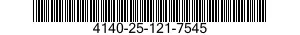 4140-25-121-7545 CABLE ASSEMBLY,POWER,ELECTRICAL 4140251217545 251217545