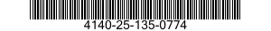 4140-25-135-0774  4140251350774 251350774