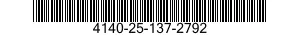 4140-25-137-2792 FAN,CENTRIFUGAL 4140251372792 251372792
