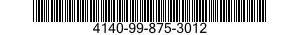4140-99-875-3012 FAN ASSEMBLY,CENTRIFUGAL 4140998753012 998753012