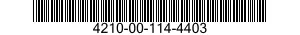 4210-00-114-4403  4210001144403 001144403