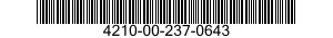 4210-00-237-0643  4210002370643 002370643