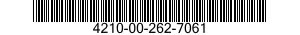 4210-00-262-7061 VALVE,CONTROL,AUTOMATIC SPRINKLER 4210002627061 002627061