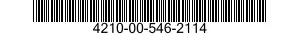 4210-00-546-2114  4210005462114 005462114