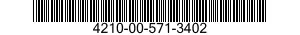 4210-00-571-3402  4210005713402 005713402