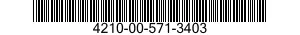 4210-00-571-3403  4210005713403 005713403