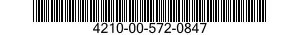 4210-00-572-0847  4210005720847 005720847