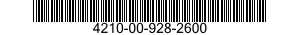 4210-00-928-2600  4210009282600 009282600