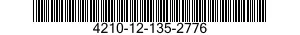 4210-12-135-2776 VALVE,PLUG 4210121352776 121352776