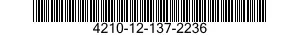 4210-12-137-2236  4210121372236 121372236