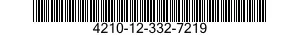 4210-12-332-7219  4210123327219 123327219