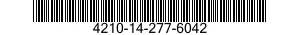 4210-14-277-6042  4210142776042 142776042