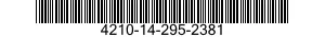 4210-14-295-2381  4210142952381 142952381