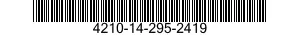 4210-14-295-2419  4210142952419 142952419