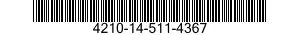 4210-14-511-4367  4210145114367 145114367