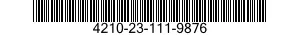 4210-23-111-9876 BRACKET, FIRE EXTIN 4210231119876 231119876