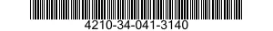 4210-34-041-3140 EXTINGUISHER,FIRE 4210340413140 340413140