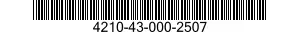 4210-43-000-2507 DYSZA,WEZA POZARNIC 4210430002507 430002507