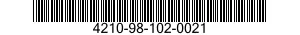 4210-98-102-0021 HOOK,CEILING 4210981020021 981020021