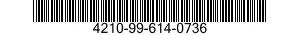 4210-99-614-0736 BRACKET,FIRE EXTINGUISHER 4210996140736 996140736