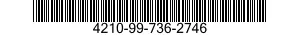 4210-99-736-2746  4210997362746 997362746