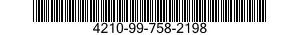 4210-99-758-2198  4210997582198 997582198