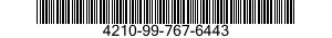 4210-99-767-6443 NOZZLE,FIRE EXTINGU 4210997676443 997676443