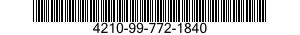 4210-99-772-1840  4210997721840 997721840