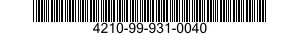 4210-99-931-0040  4210999310040 999310040