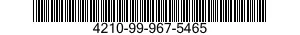 4210-99-967-5465  4210999675465 999675465