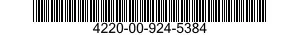 4220-00-924-5384  4220009245384 009245384