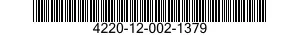 4220-12-002-1379  4220120021379 120021379