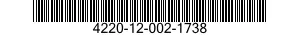 4220-12-002-1738  4220120021738 120021738