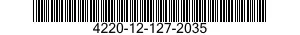4220-12-127-2035  4220121272035 121272035