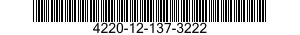 4220-12-137-3222  4220121373222 121373222