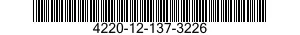 4220-12-137-3226  4220121373226 121373226