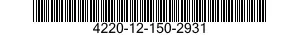 4220-12-150-2931  4220121502931 121502931