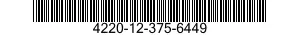 4220-12-375-6449 UNDERWEAR,DIVER'S DRY SUIT 4220123756449 123756449