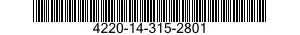 4220-14-315-2801  4220143152801 143152801