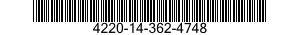 4220-14-362-4748  4220143624748 143624748